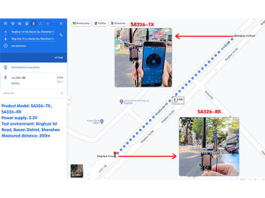 Беспроводной аудиомодуль SA326 Тест дальности связи