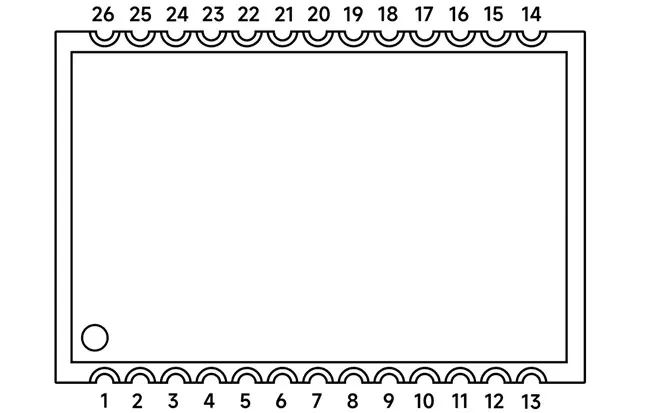 Определение контактов полнодуплексного модуля внутренней связи SA618F22