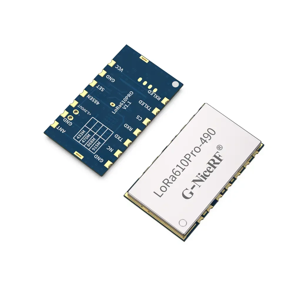 LoRa610Pro: сертификация KC/ANATEL, встраиваемый модуль UART LoRa малого размера мощностью 100 мВт с защитой от электростатического разряда