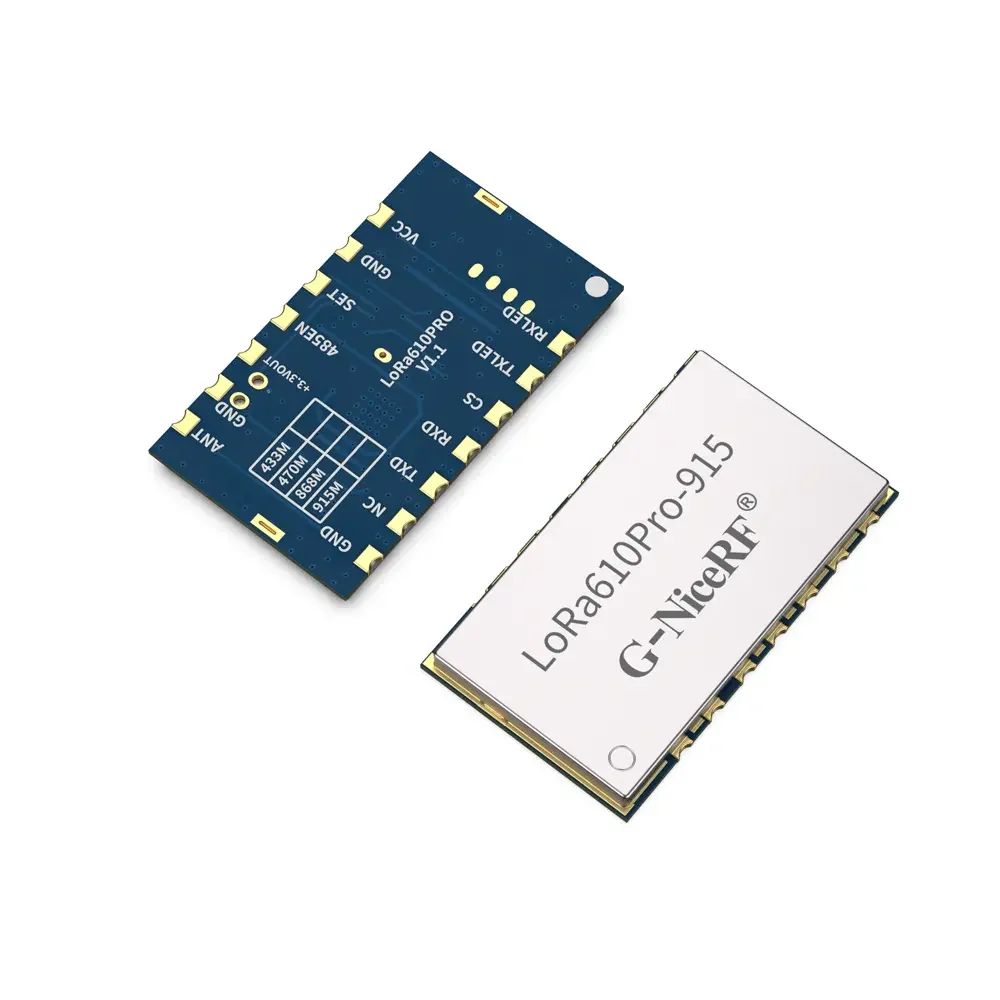 LoRa610Pro: сертификация KC/ANATEL, встраиваемый модуль UART LoRa малого размера мощностью 100 мВт с защитой от электростатического разряда