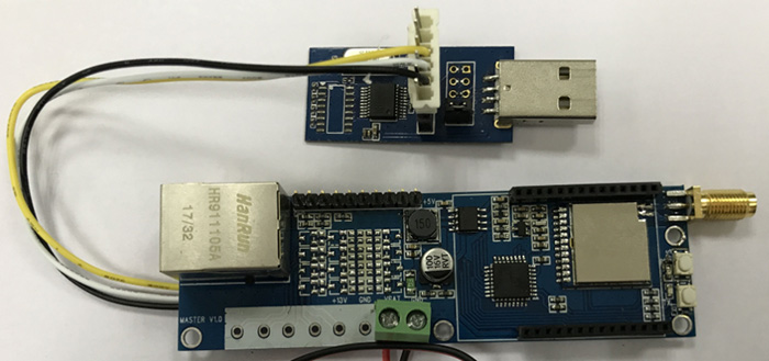 Аппаратное обеспечение базовой станции Master (интегрирующее модуль NiceRF) Аппаратное обеспечение базовой станции Master (интегрирующее модуль NiceRF)